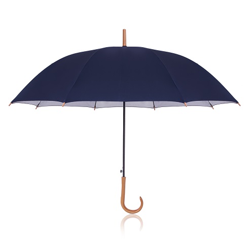 Guarda-chuva personalizado FL015 azul marinho aberto